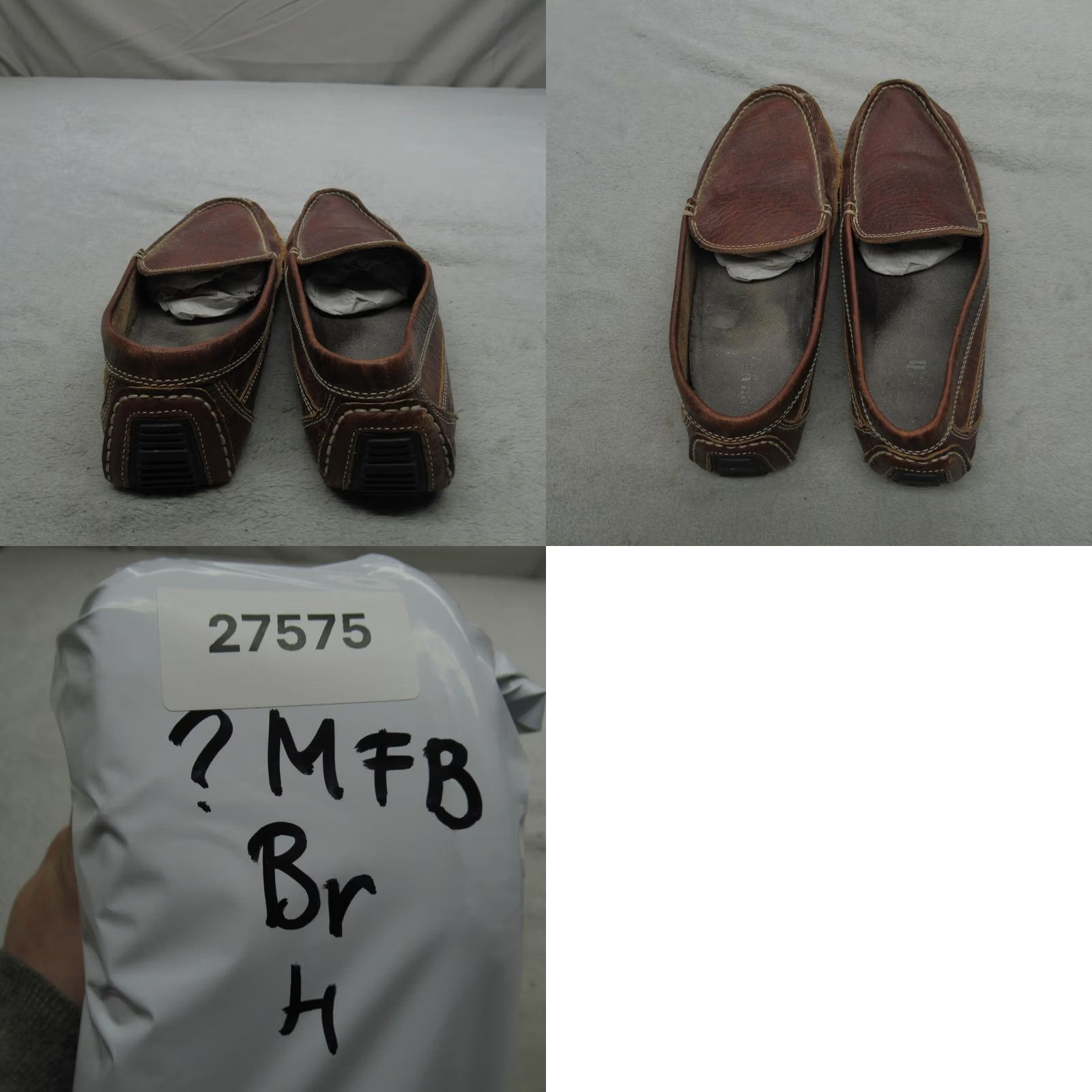 Duluth Trading Company Duluth Mens Loafer Slip On Moc Toe Brown Leather Driving Casual Shoes M Brown 10M Mens, Casual, Travel, Workwear Size US 10 / EU 43 - 11 Thumbnail