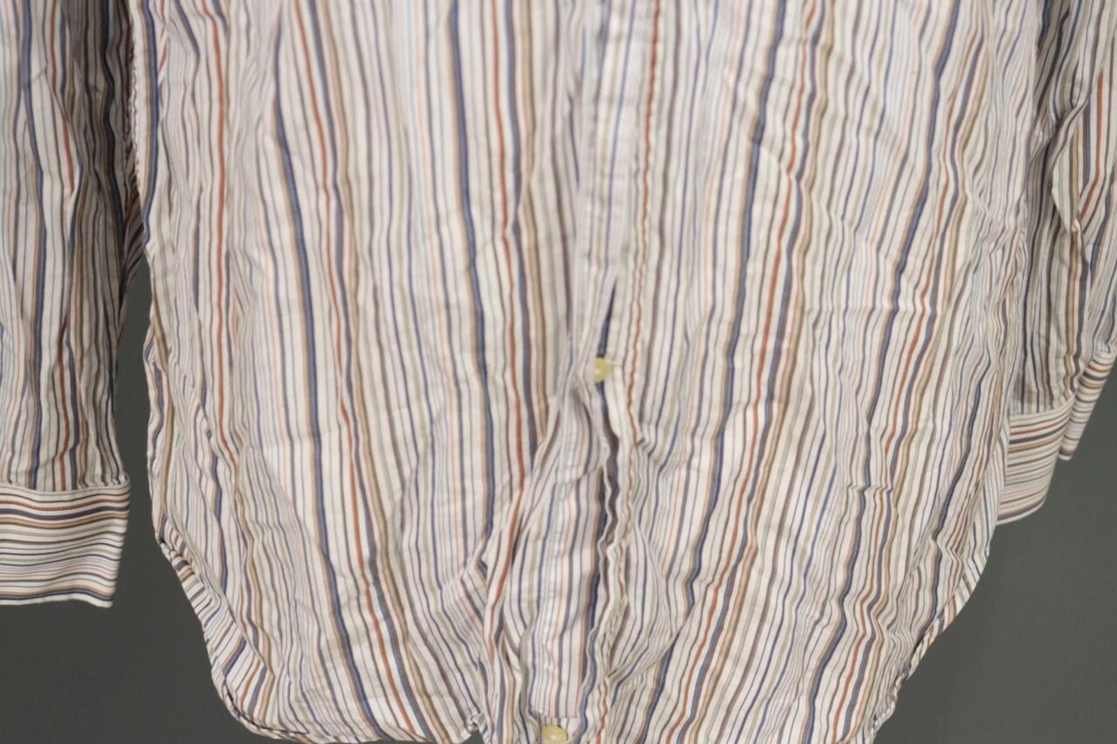 Etro Etro Multicolor Stripe Button Dress Shirt Size 42 Size US M / EU 48-50 / 2 - 5 Thumbnail