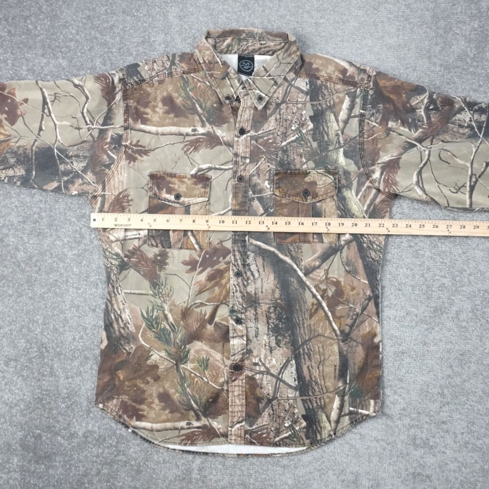 Realtree Realtree RealTree Camo Mens Large Multicolor Long Sleeve Full Button Collared Shirt Size US L / EU 52-54 / 3 - 4 Thumbnail