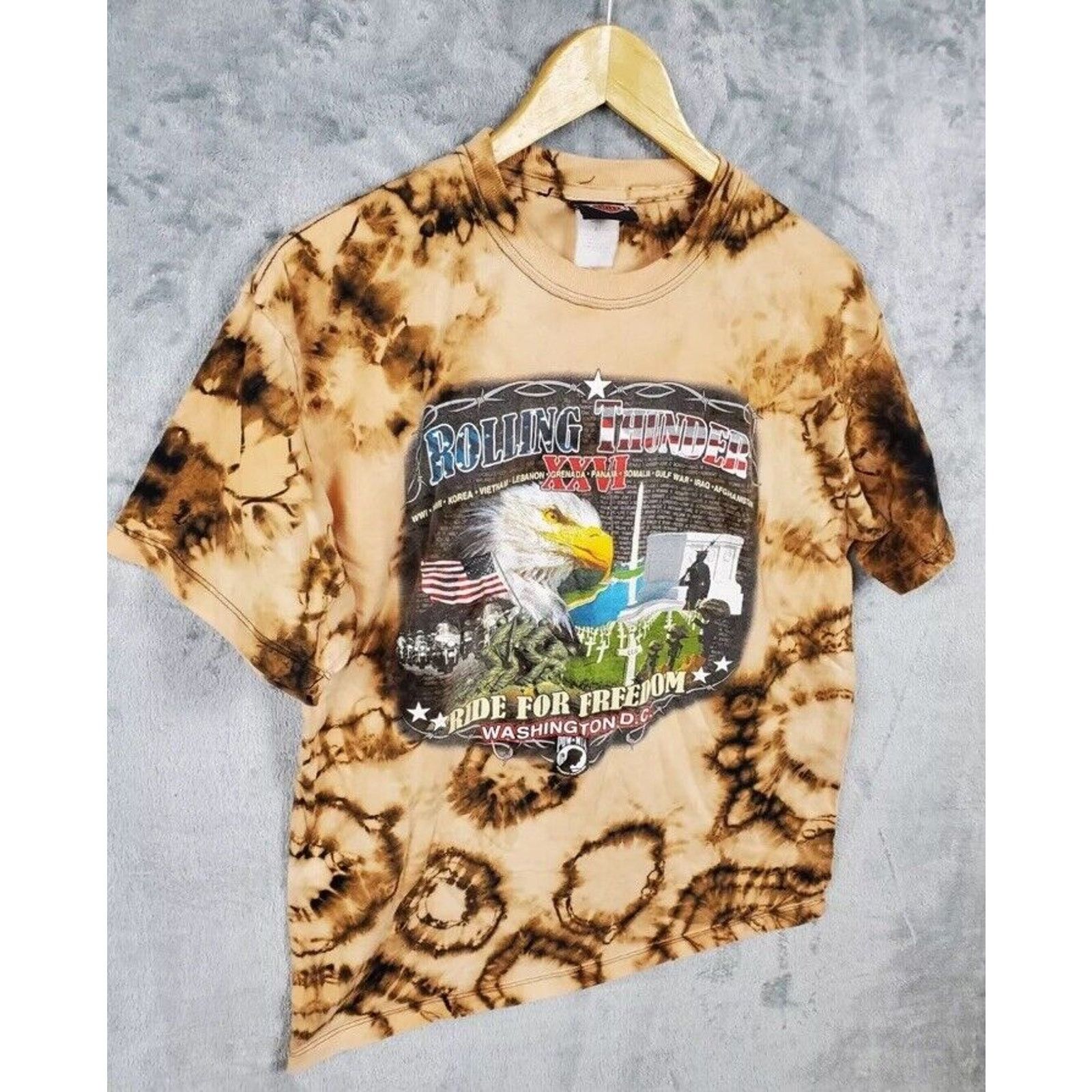 Harley Davidson Vintage Harley Davidson Shirt Men's L Rolling Biker Tye dye Size US L / EU 52-54 / 3 - 3 Thumbnail