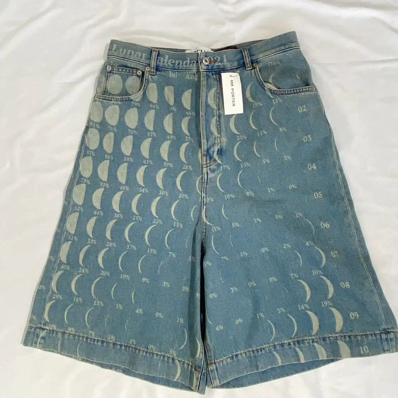 Loewe Loewe Multicolor Denim Shorts for Women 0089 Size 30" / US 8 / IT 44 - 1 Thumbnail