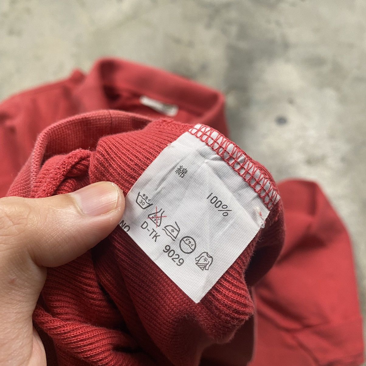 Lacoste × Vintage 90s Distressed Lacoste Boxy Knit Polos Sweatshirt Size M / US 6-8 / IT 42-44 - 6 Thumbnail