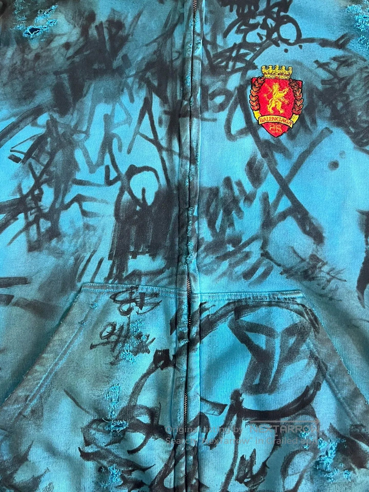 Balenciaga Balenciaga Skater Graffiti Hoodie - dmc. Size US XXL / EU 58 / 5 - 4 Thumbnail