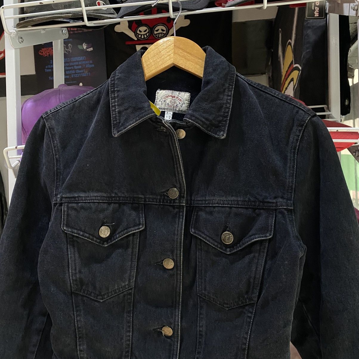 Giorgio Armani Vintage Giorgio Armani Jeans Denim Jacket Sherpa size XS Size US XS / EU 42 / 0 - 4 Thumbnail
