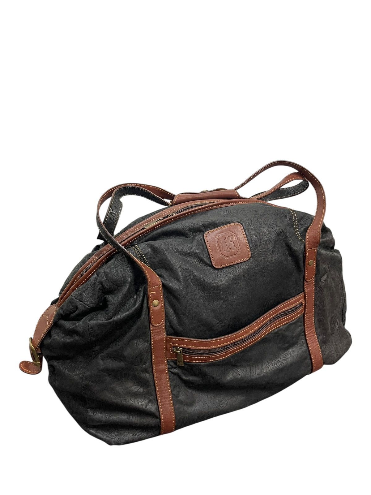 Genuine Leather Full Leather Kastoria Barcelona Duffle Travel Bag 6🟩 Size ONE SIZE - 6 Thumbnail