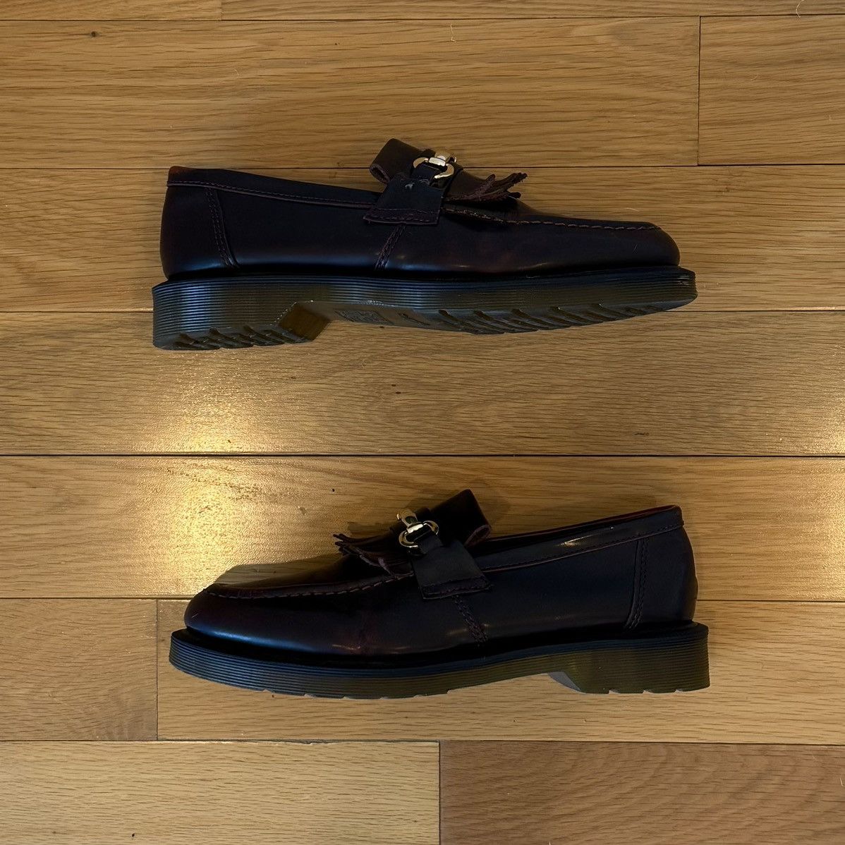 Dr. Martens Dr. Martens Adrian Snaffle Smooth Leather Loafer Red US 9 Size US 9 / EU 42 - 3 Thumbnail