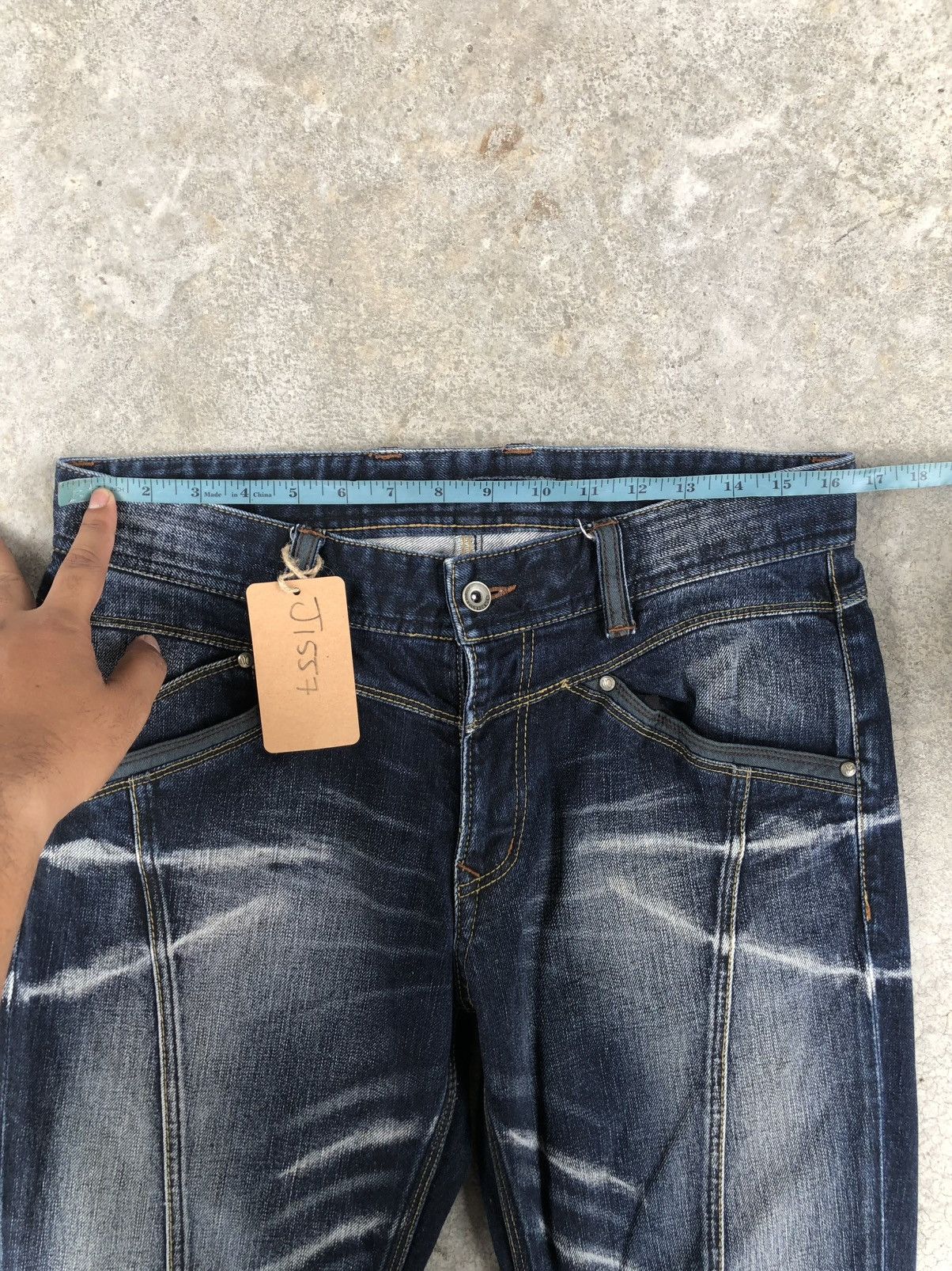If Six Was Nine Nicole Club Flared Jeans Distressed Jeans Size US 32 / EU 48 - 21 Thumbnail