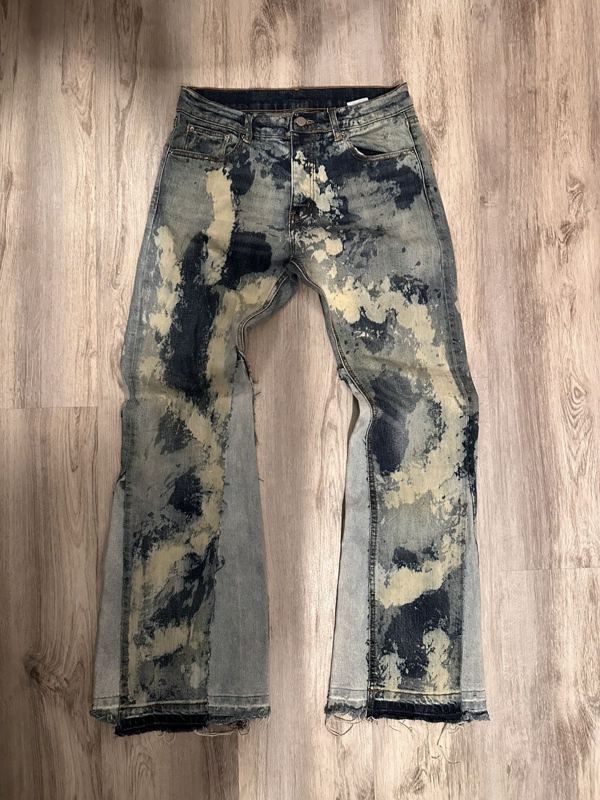 MNML Custom flared jeans Size US 30 / EU 46 - 1 Thumbnail