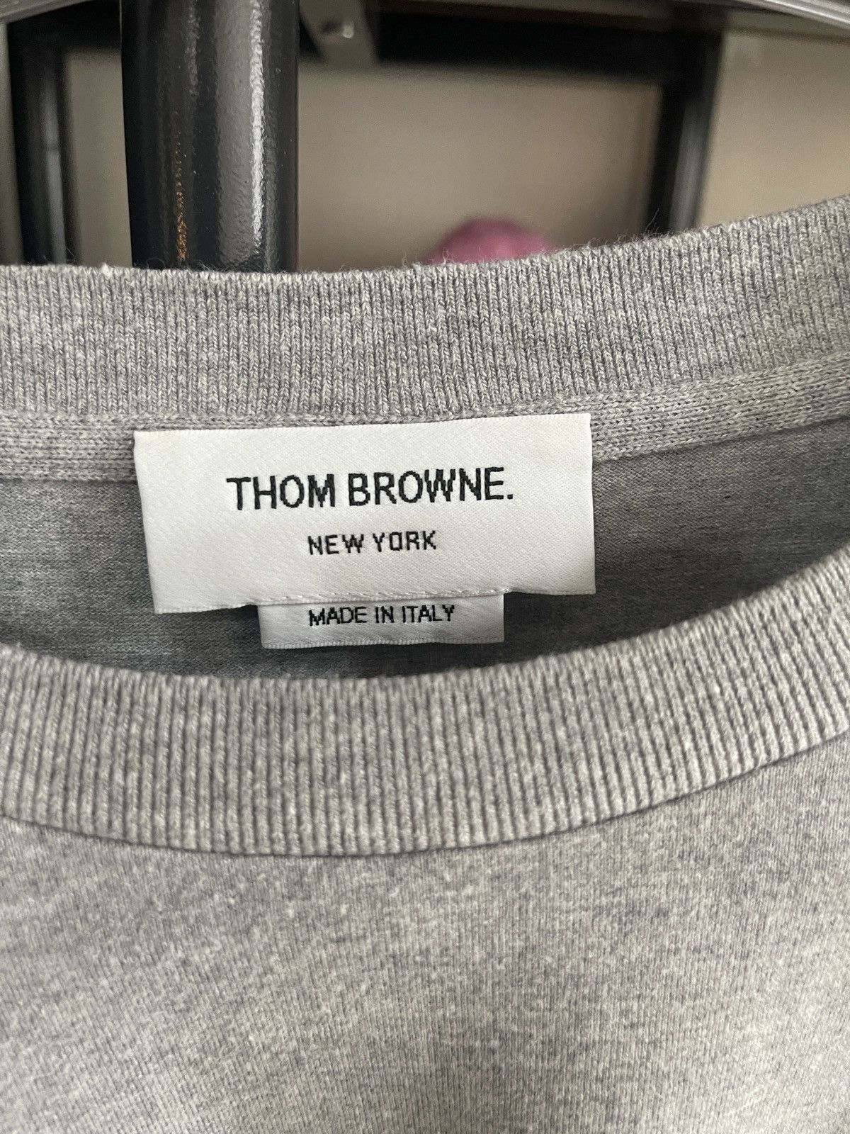 Thom Browne Thom Browne Long Sleeves T-shirt Size US XL / EU 56 / 4 - 2 Thumbnail