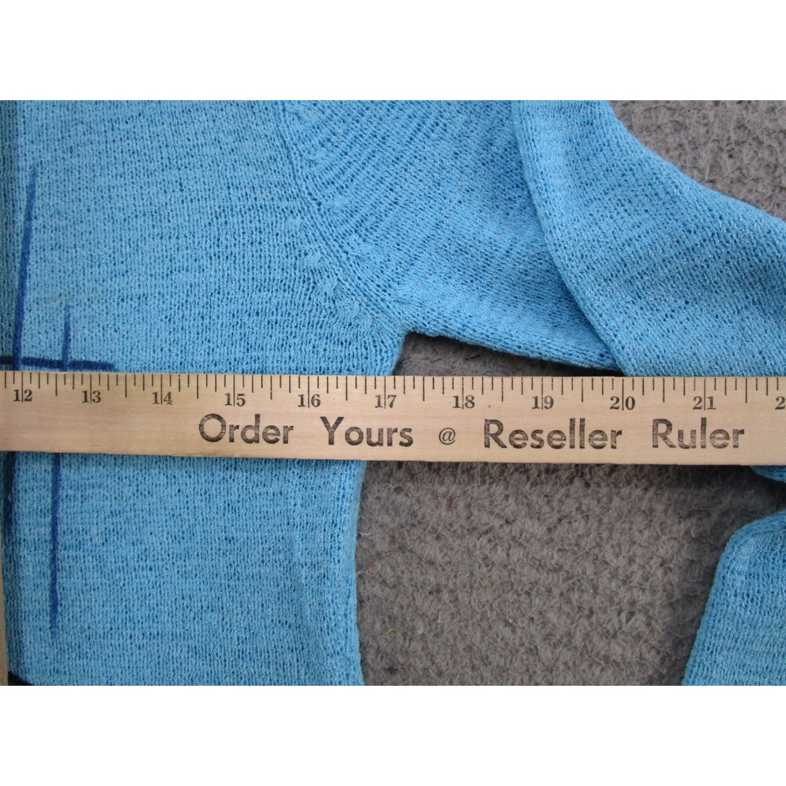 Vintage VINTAGE Moda Piu Italy Made Art to Wear Pullover Knit Sweater Womens L Blue 90s Mens Womens Boys Girls 90s Pullover Knit Sweater Size L / US 10 / IT 46 - 4 Thumbnail