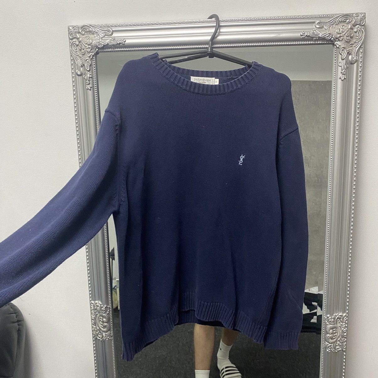 Yves Saint Laurent Vintage Yves Saint Lauren Sweatshirt orb logo Size US M / EU 48-50 / 2 - 4 Thumbnail
