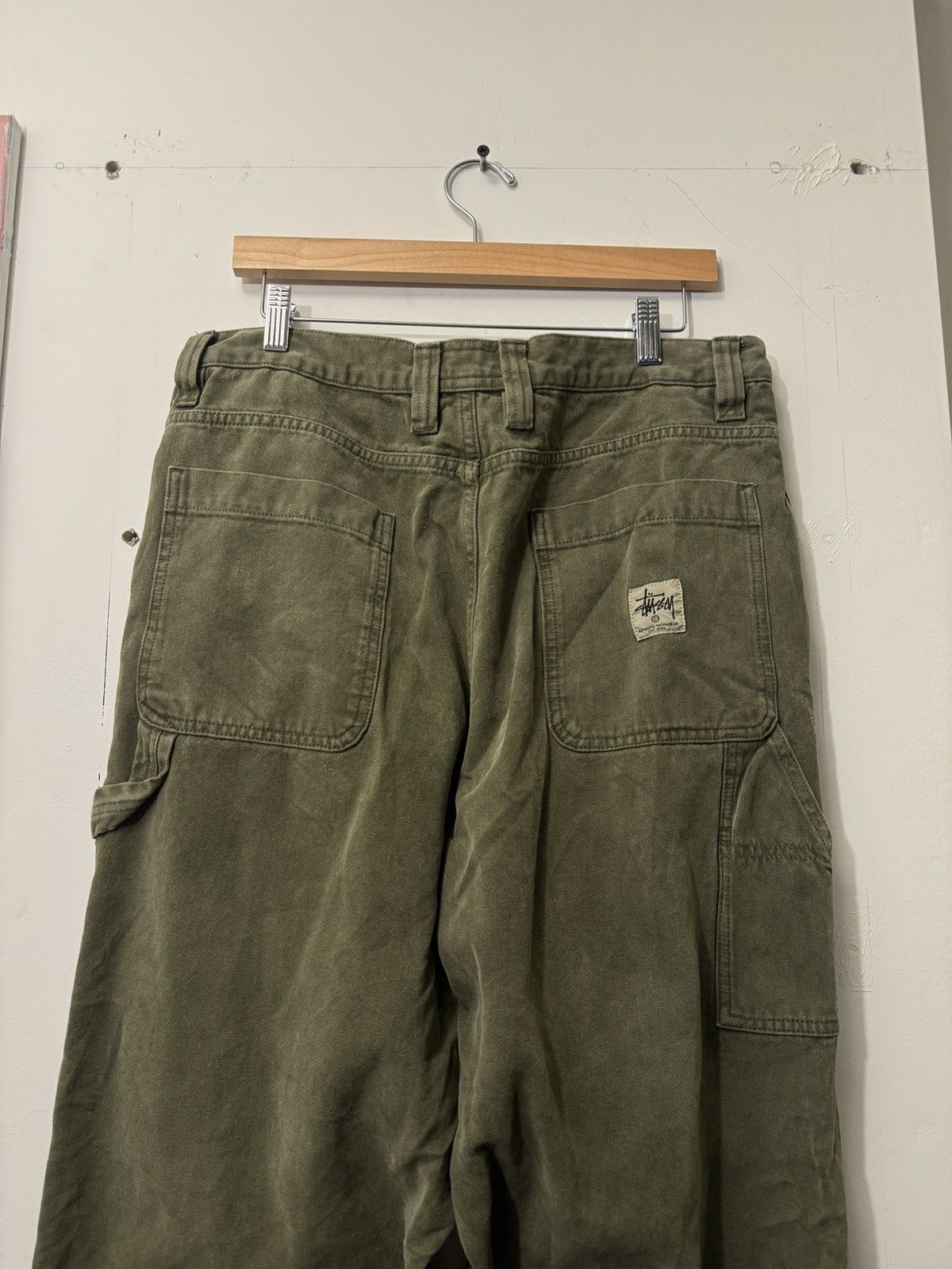 Other STUSSY DOUBLE KNEE DENIM CARPENTER WORK PANTS 34 Size US 34 / EU 50 - 3 Thumbnail