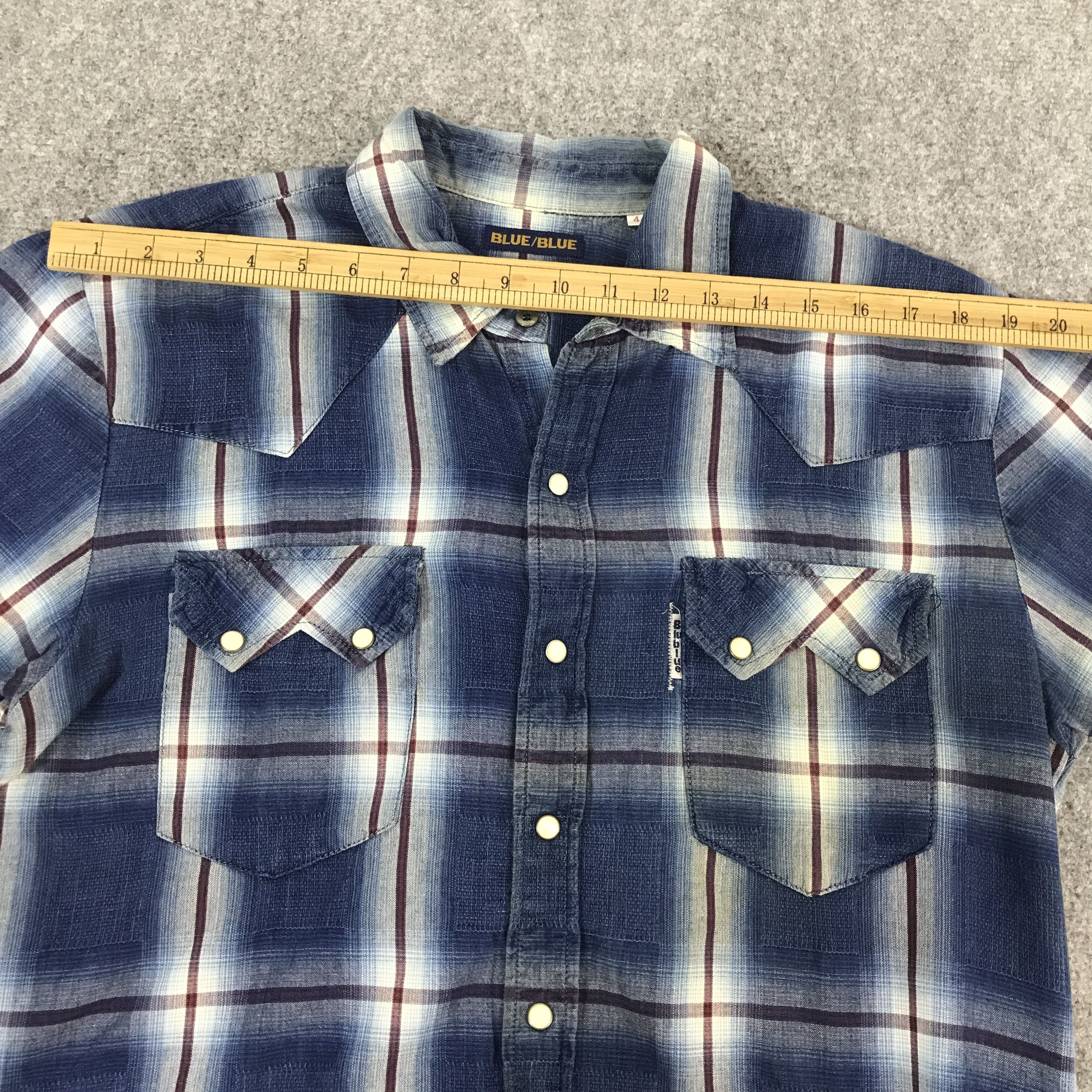 Blue Blue Japan blue blue Japan Worker Button Up Shirt Size US M / EU 48-50 / 2 - 5 Thumbnail