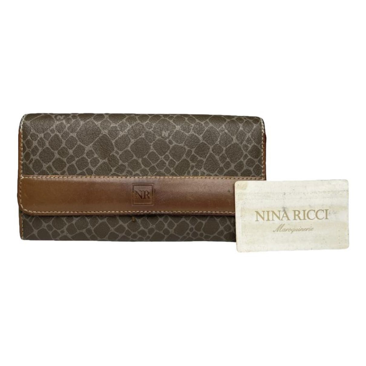 Nina Ricci Brown Leather Wallet Size ONE SIZE - 1 Thumbnail