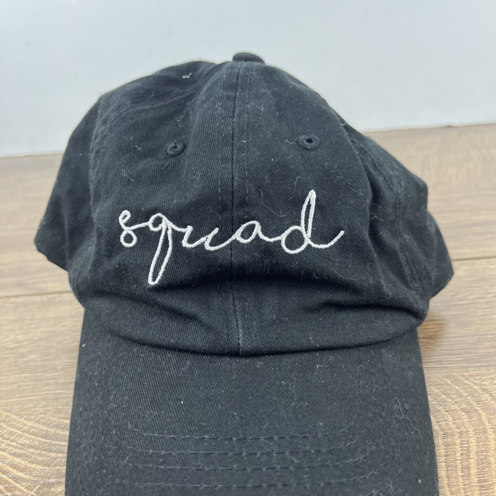Other Squad Hat Black Cap Squad Hat Adjustable Hat Black Adult Hat Size ONE SIZE - 7 Thumbnail