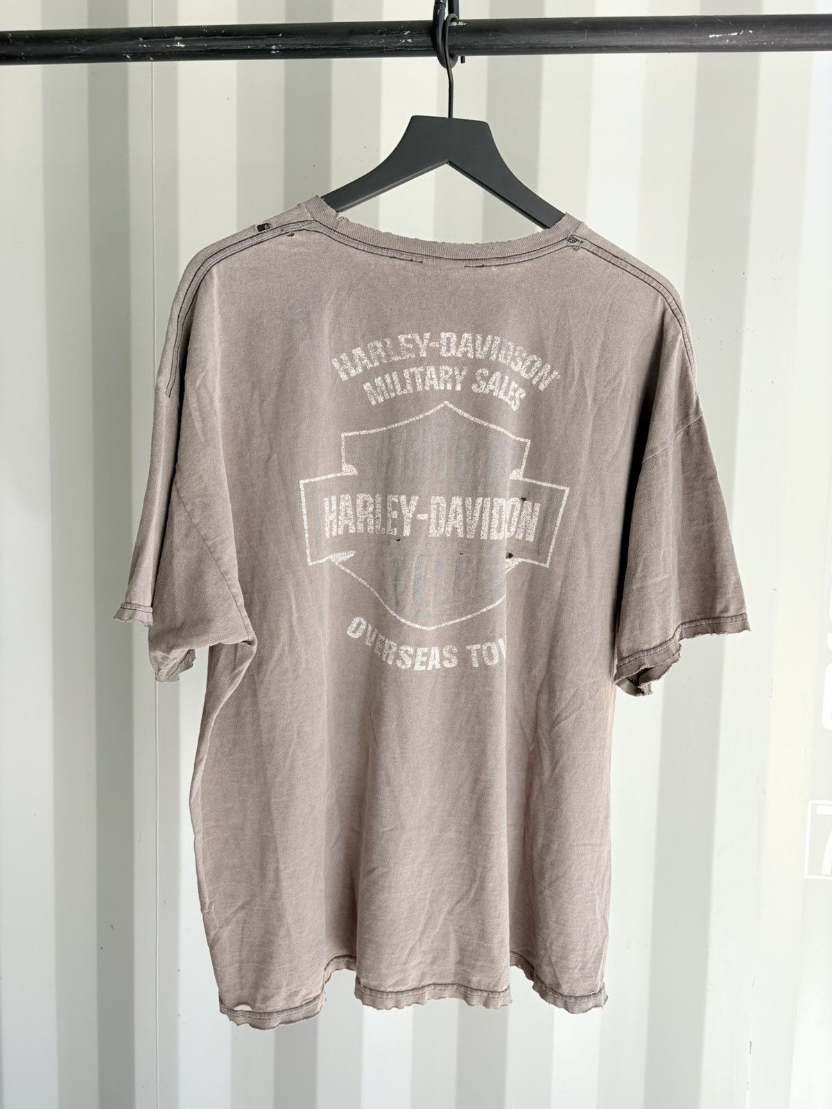 Vintage Vintage Harley Shirt Faded Thrashed Distressed Band Grunge Size US XL / EU 56 / 4 - 1 Thumbnail