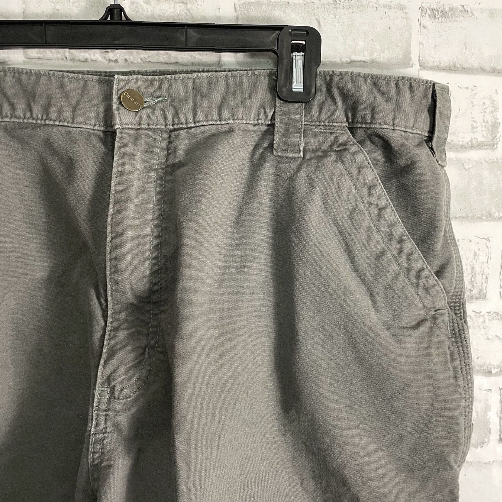 Carhartt Carhartt Cargo Shorts Mens Size 40 Gray 100% Cotton Size US 40 / EU 56 - 2 Thumbnail