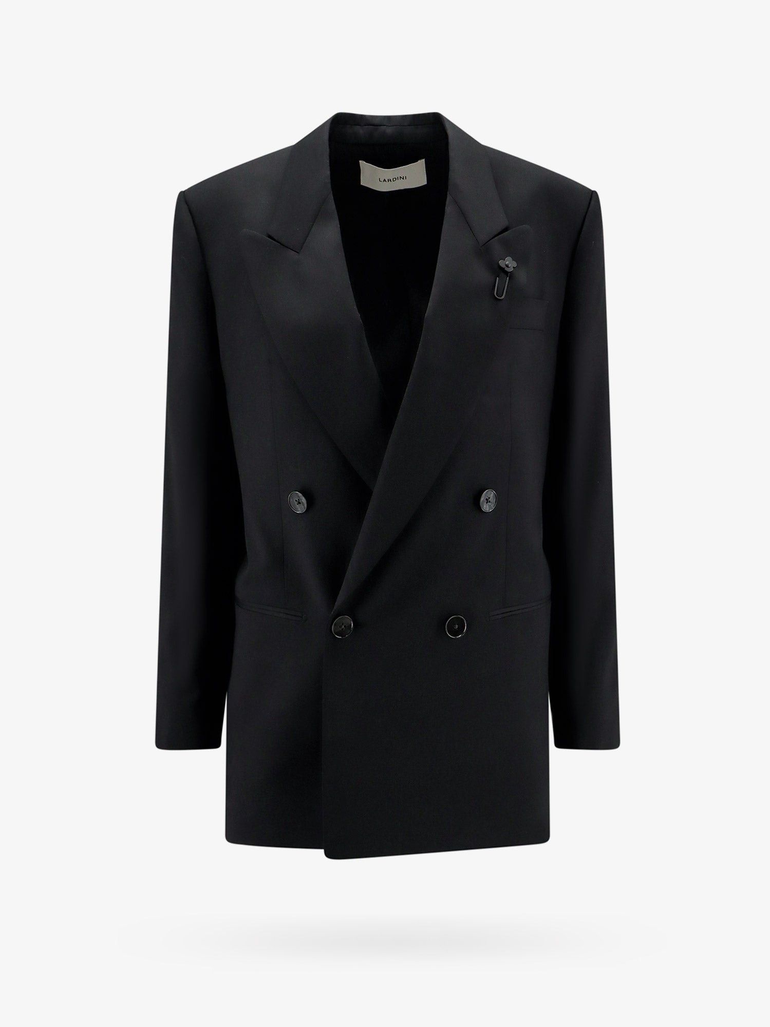 image of Lardini Blazer Woman Black Blazers E Vests, Women's (Size Large)