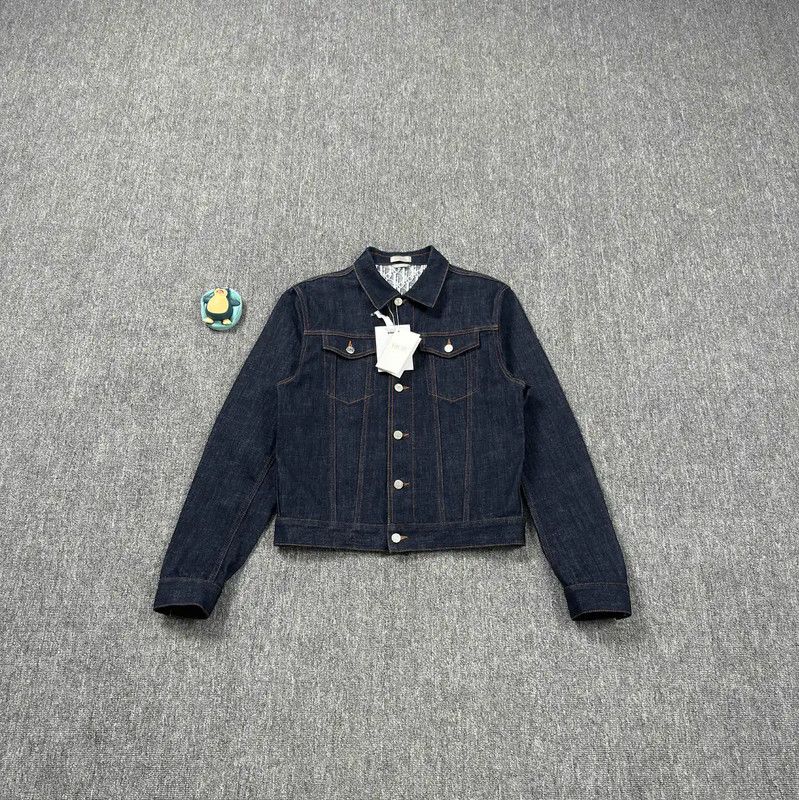 Dior Blue Cotton Men's Jacket 0089