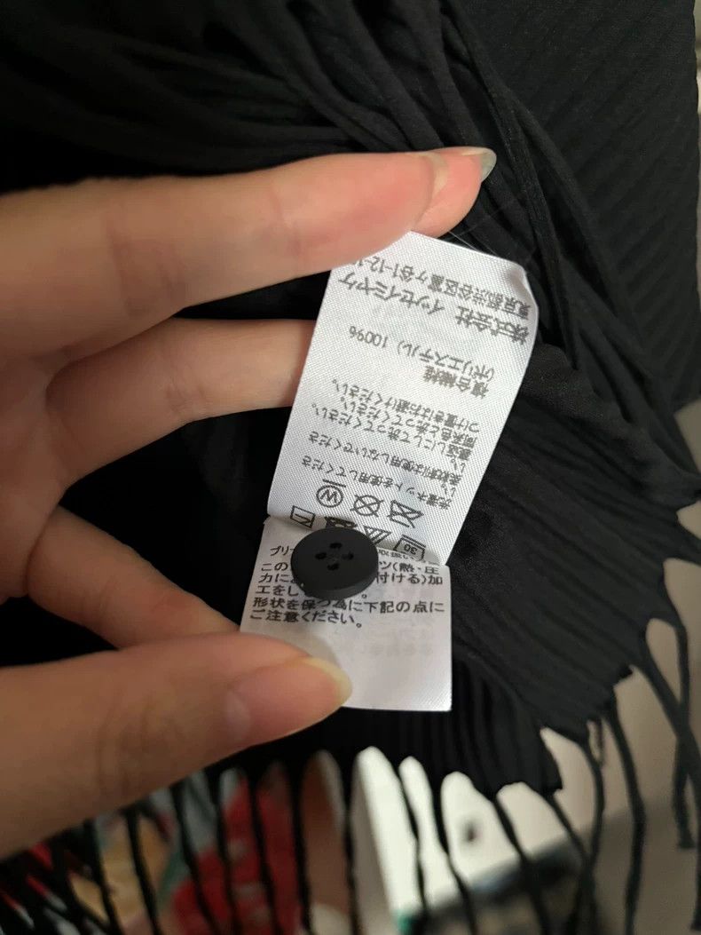 Issey Miyake Issey Miyake size:one size Black pleated tassel coat Size XS / US 0-2 / IT 36-38 - 5 Thumbnail