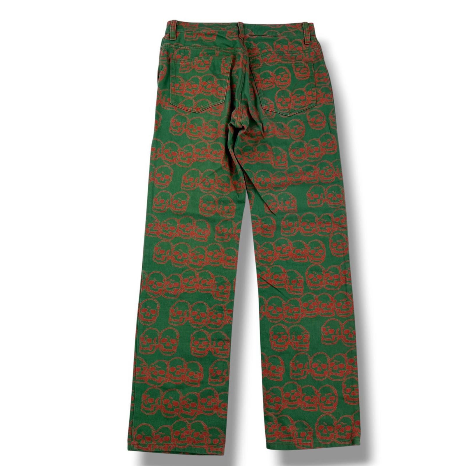 Hysteric Glamour Hysteric Glamour Green Skull Jeans Size 26" / US 2 / IT 38 - 3 Thumbnail