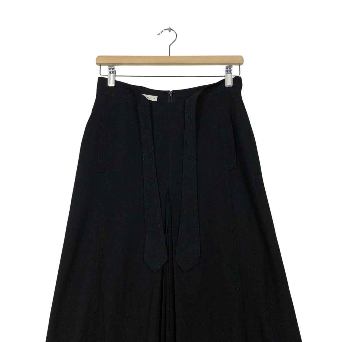 Dries Van Noten 🔥RICH BLACK LONG SKIRT RUNWAY DRIES VAN NOTEN BELGIUM Size 28" / US 6 / IT 42 - 5 Thumbnail