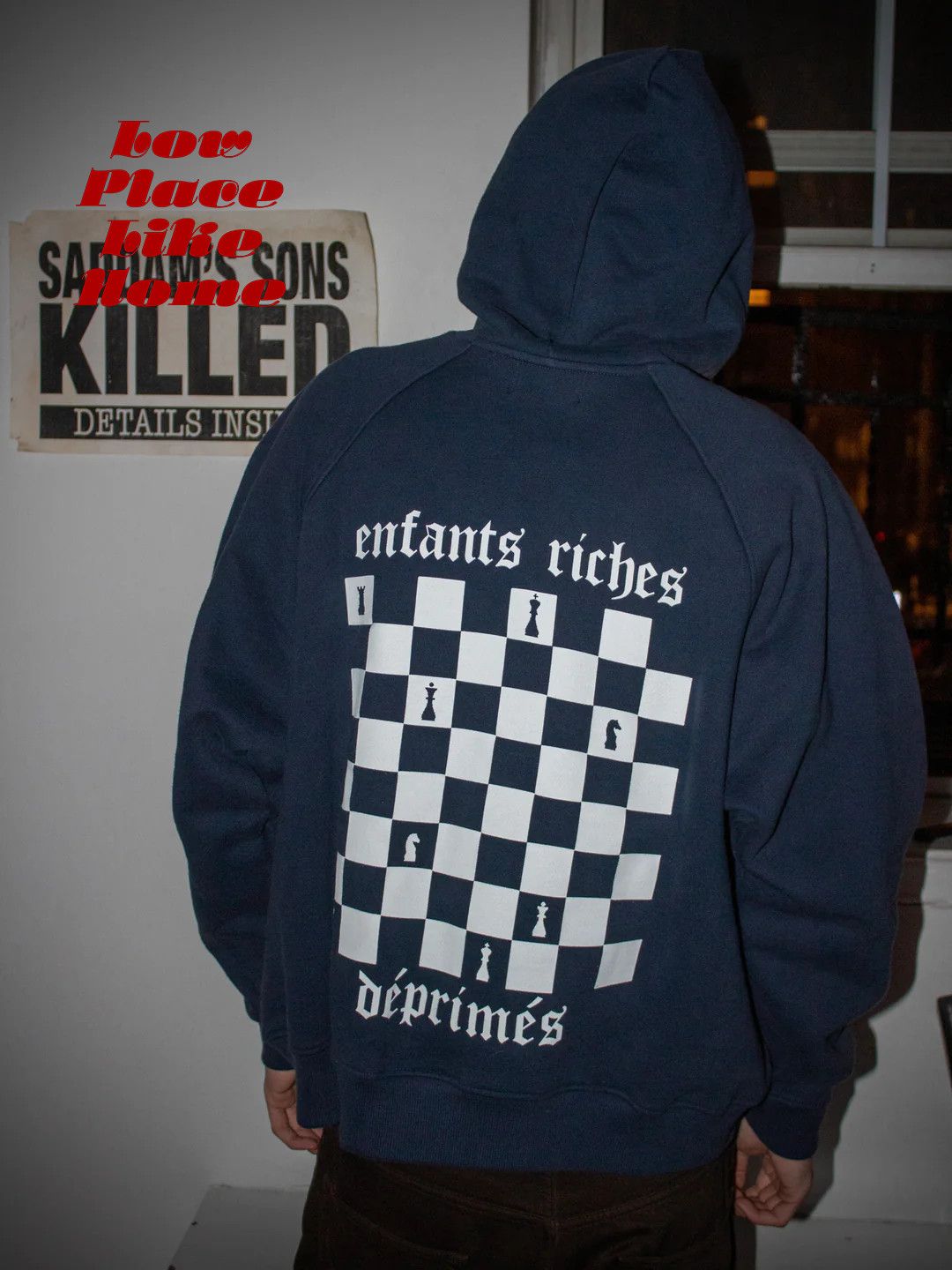 Enfants Riches Deprimes 🚭 ICONIC OG 🚭 RELEASE FW 2019 CHESSBOARD LOGO HOODIE Size US M / EU 48-50 / 2 - 2 Thumbnail