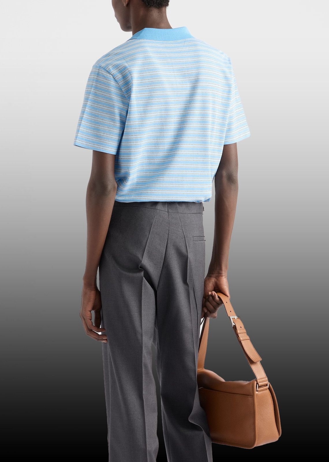 Designer × The Unbranded Brand Light Blue Cotton Polo Shirt – Classic Fit Size US M / EU 48-50 / 2 - 3 Thumbnail