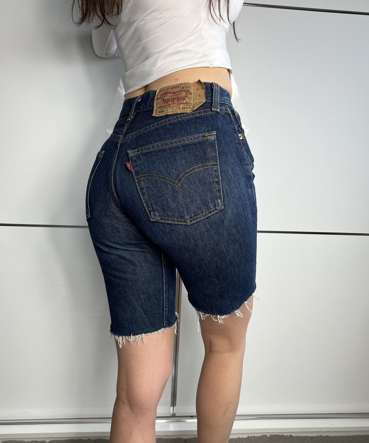 Levi's × Vintage Shorts Levi’s 501 Blue Vintage 1999s Size 27" / US 4 / IT 40 - 1 Thumbnail