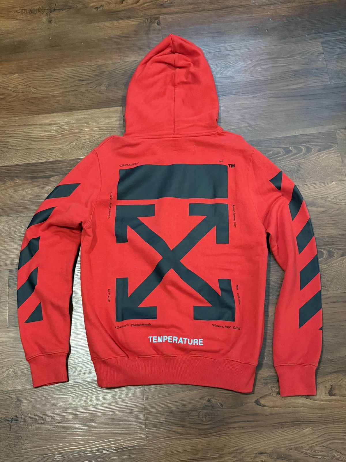 Off-White OFF-WHITE MONA LISA TEMPERATURE HOODIE Size US XS / EU 42 / 0 - 2 Thumbnail