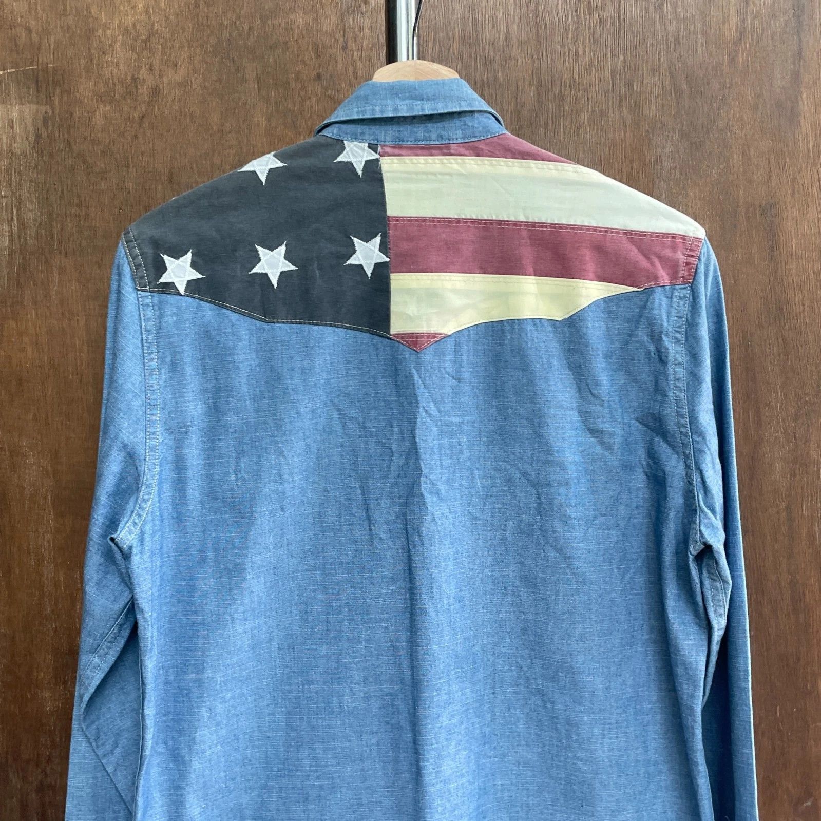 Ralph Lauren Ralph Lauren Denim&Supply U.S.A Flag Patch Western Shirt Size US S / EU 44-46 / 1 - 7 Thumbnail