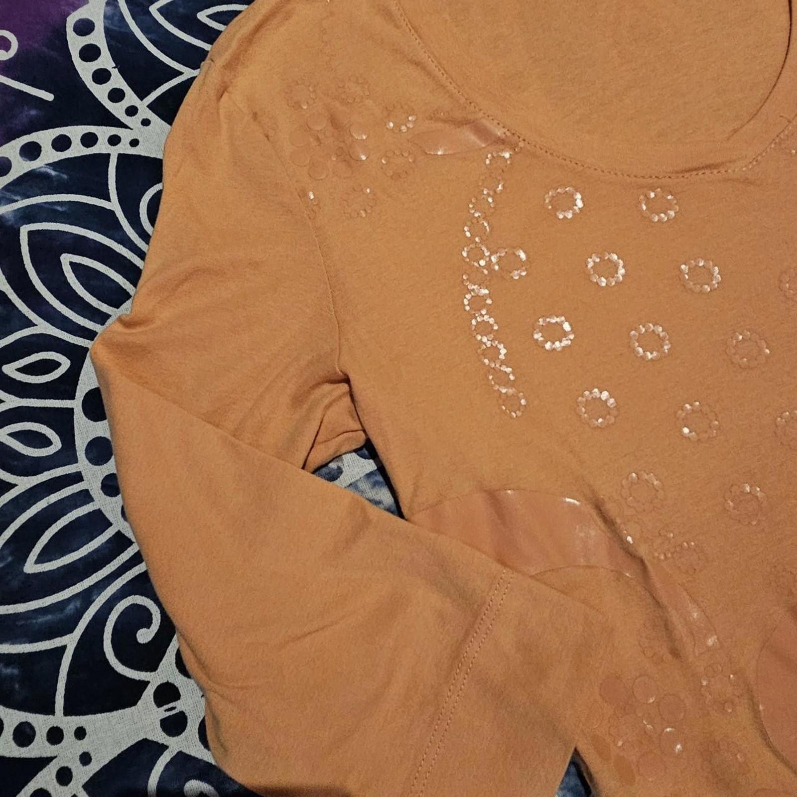 Designer Women's Dismero Large Designer Orange Shirt Size L / US 10 / IT 46 - 4 Thumbnail