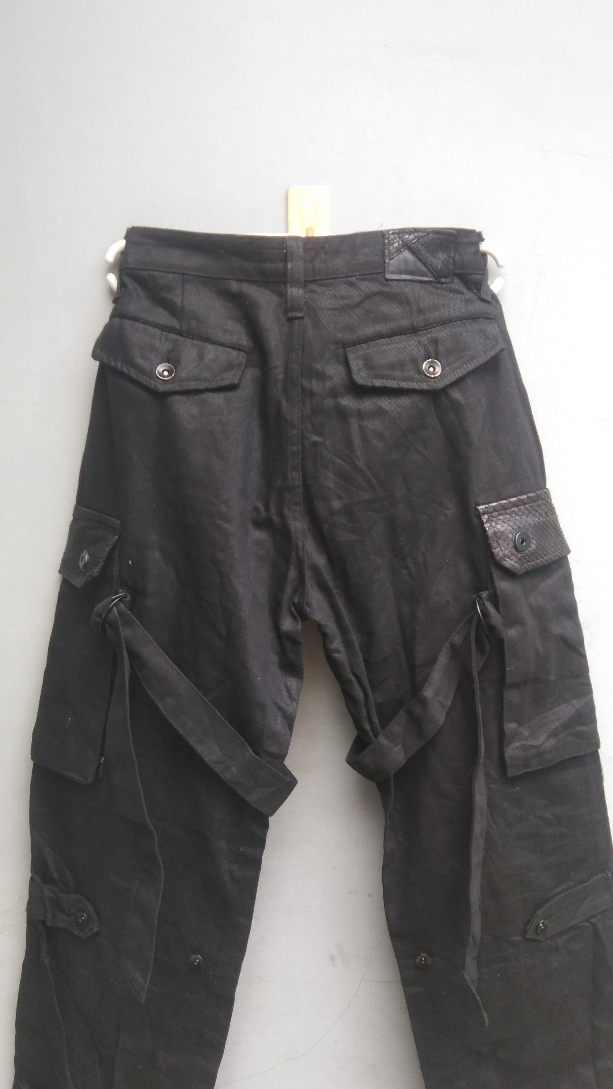 GOSTAR DE FUGA Fuga black bondage pants Size 29" - 9 Thumbnail