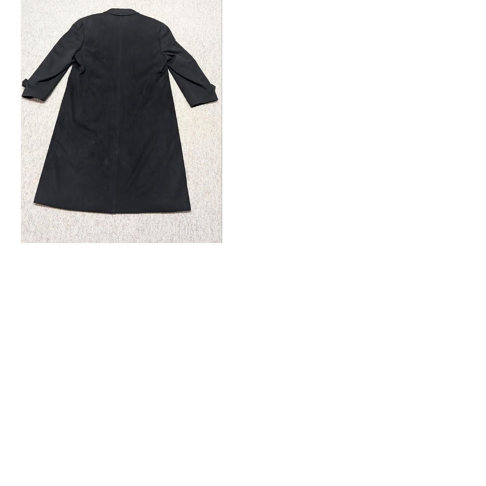 Hart Schaffner Marx VINTAGE Hart Schaffner Marx overcoat Men 2XL Wool Virgin Wool Black Coat 48 Long 1940s 50s 60s Mens Size US XXL / EU 58 / 5 - 9 Thumbnail