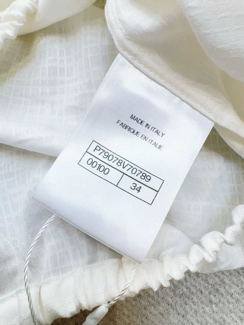 Chanel Chanel 25p New Early Spring Preview Series Pearl Collar Wh Size XXS / US 00 / IT 34 - 6 Thumbnail