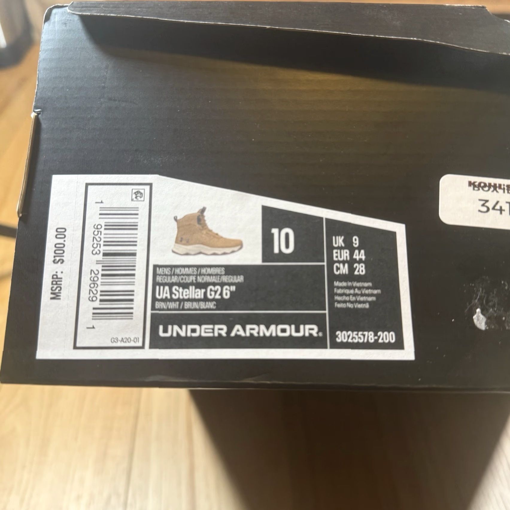 Under Armour Under Armour Mens UA Stellar G2 6" Tactical Boots Hiking Boots Size 10 Brown Combat Shoes 10 Mens Size US 10 / EU 43 - 7 Thumbnail