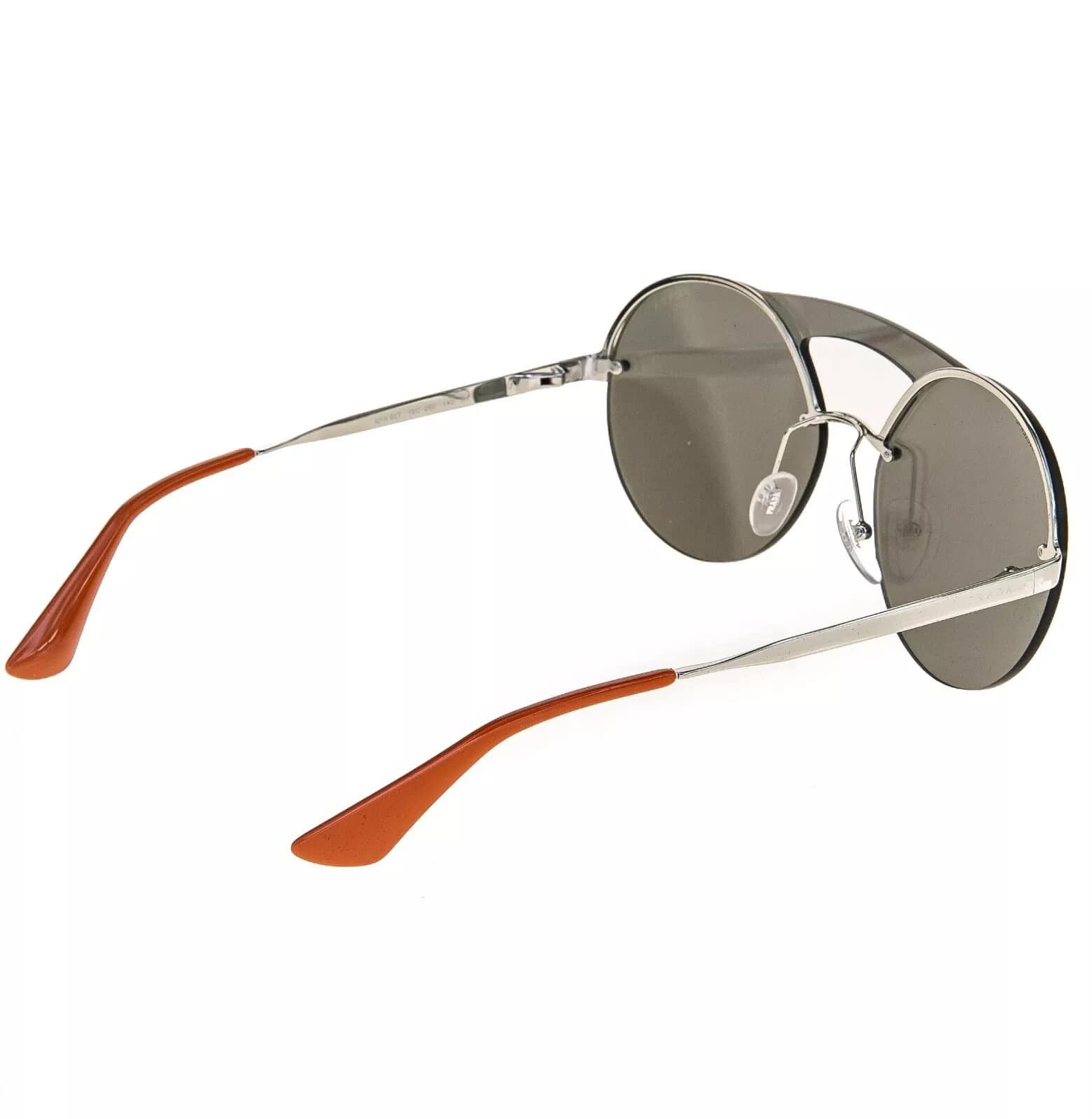 Prada PRADA CINEMA ROUND Sunglasses 65T Silver Unisex PR65TS Size ONE SIZE - 2 Thumbnail