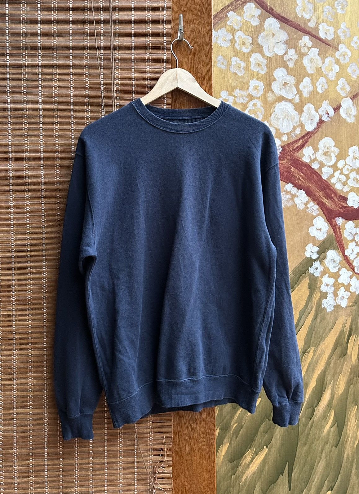Beams Plus Beams + Crewneck Basic Cotton Fleece-Back Knit Sweatshirt M Size US M / EU 48-50 / 2 - 1 Thumbnail