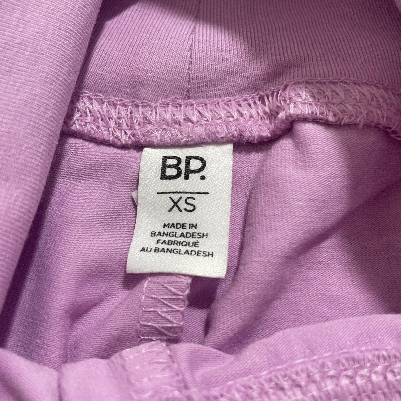 Nordstrom BP Pink Purple Tulip Biker Shorts High Waisted 8" Inseam Size 26" / US 2 / IT 38 - 2 Thumbnail