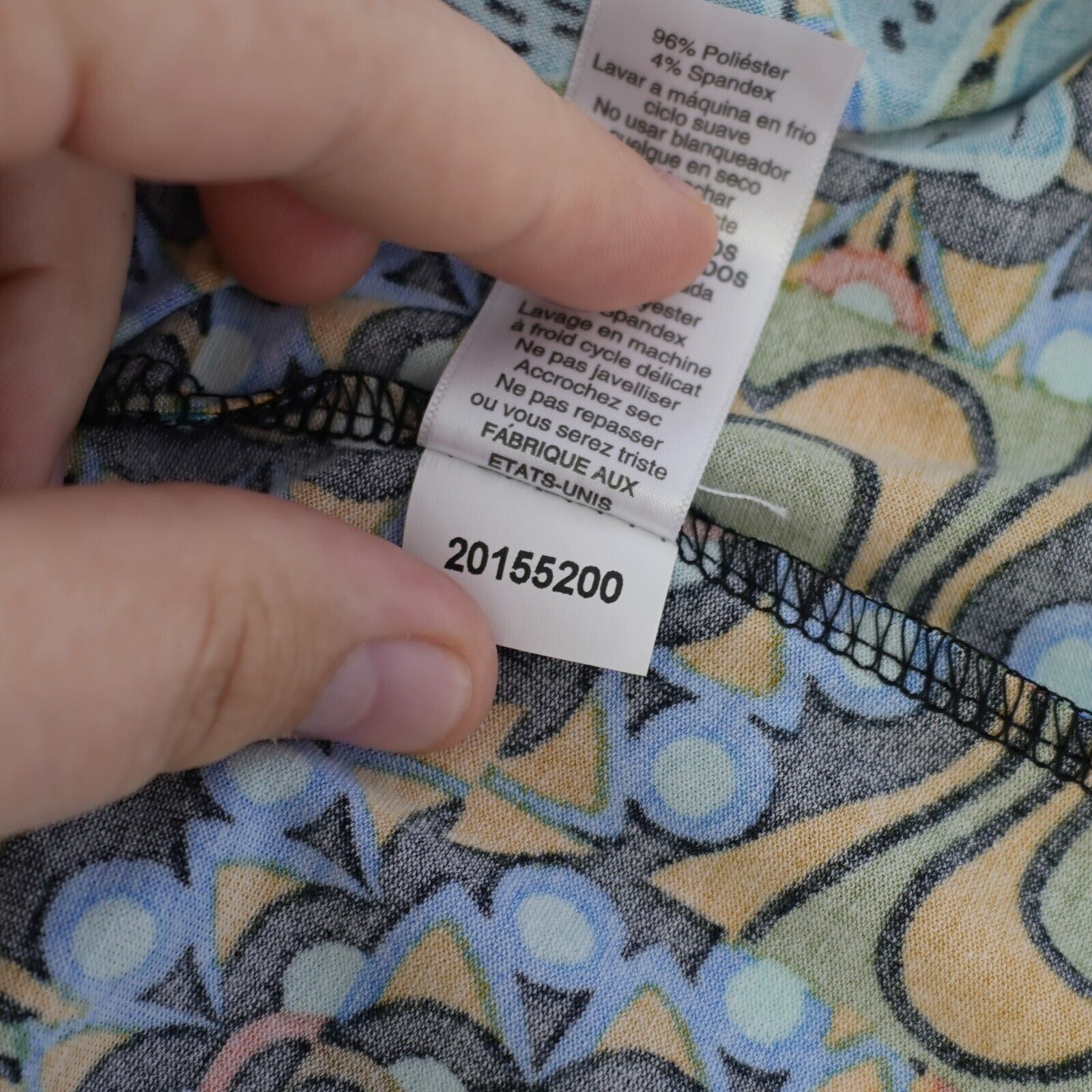 Designer NEW Lularoe Gigi 3XL Short Sleeve Teal Orange Green Floral B Size 3XL / US 20-22 - 10 Thumbnail