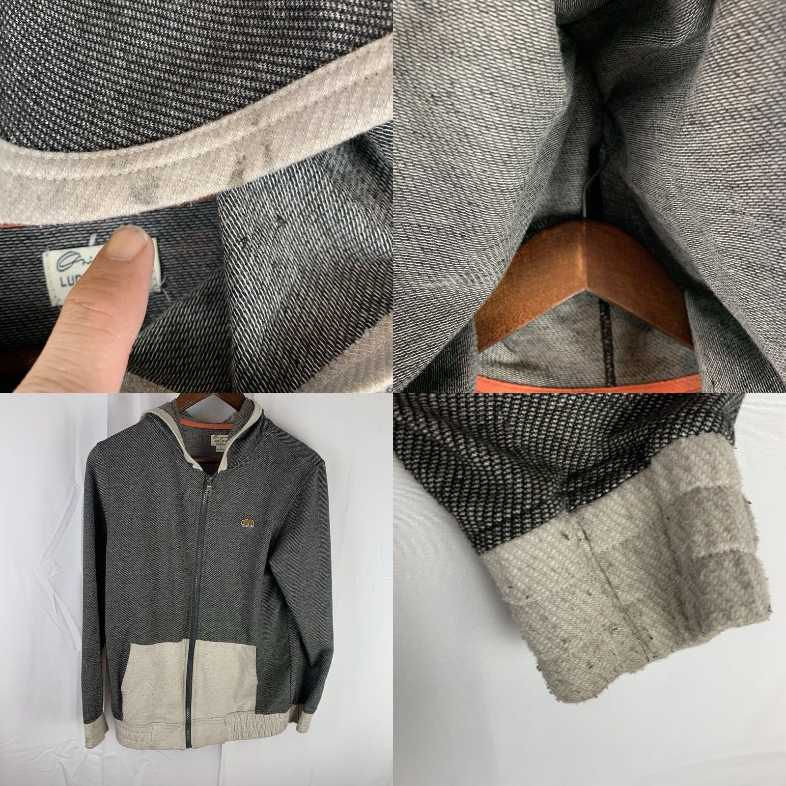 Lucky Brand Lucky Brand Hoodie Womens Size Large Gray Hooded Full Zip Jacket Pocket Zipper Casual Walking Size L / US 10 / IT 46 - 8 Thumbnail