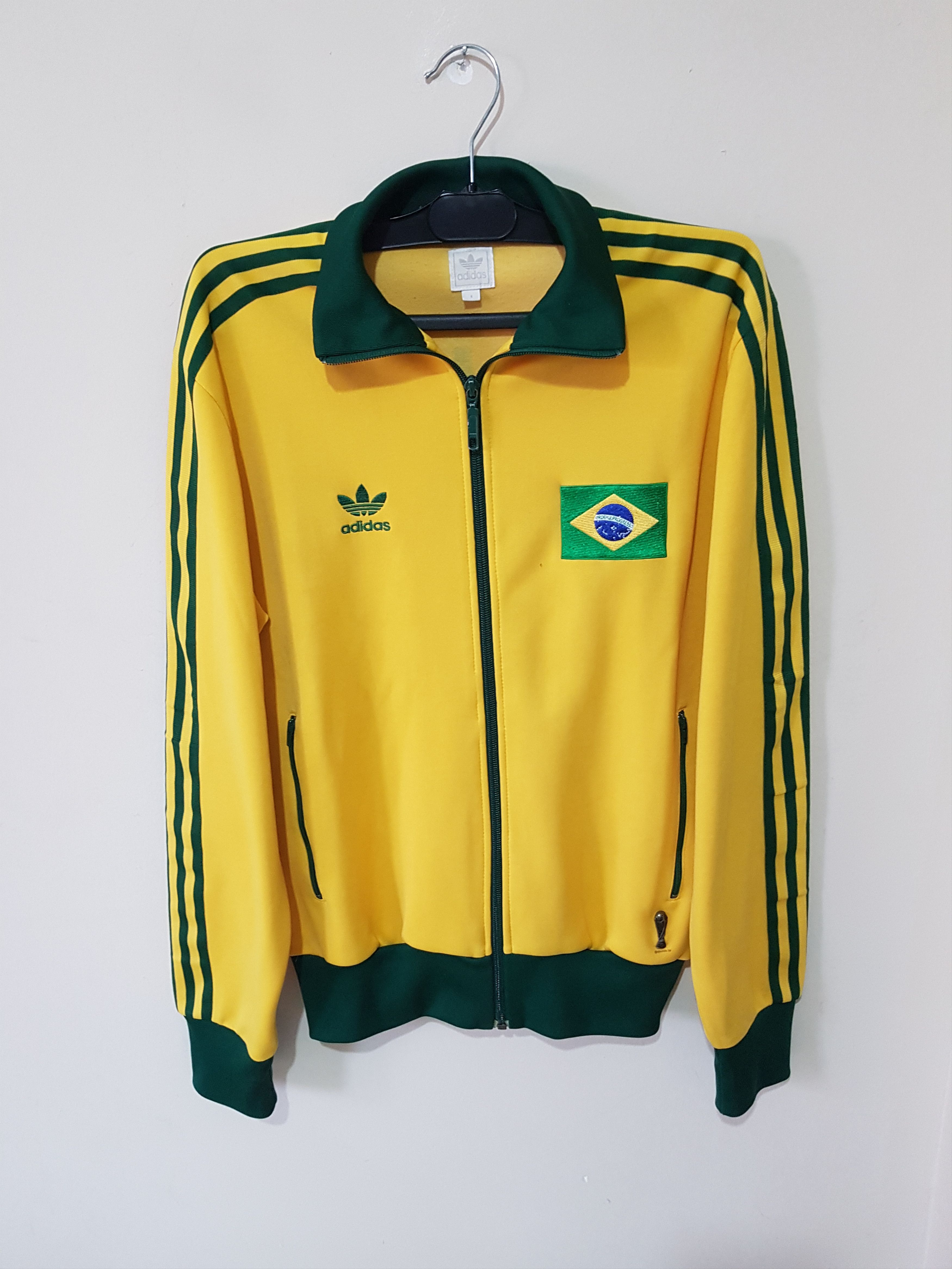 Adidas adidas Brazil World Cup 1974 Track Top Jacket Retro Vintage Size US S / EU 44-46 / 1 - 9 Thumbnail