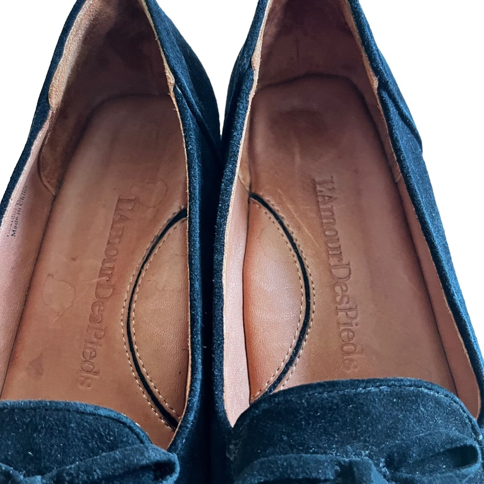 Other L'Amour Des Pieds Baley Black Kid Suede Shoes size 6 1/2 Size US 6.5 / IT 36.5 - 4 Thumbnail