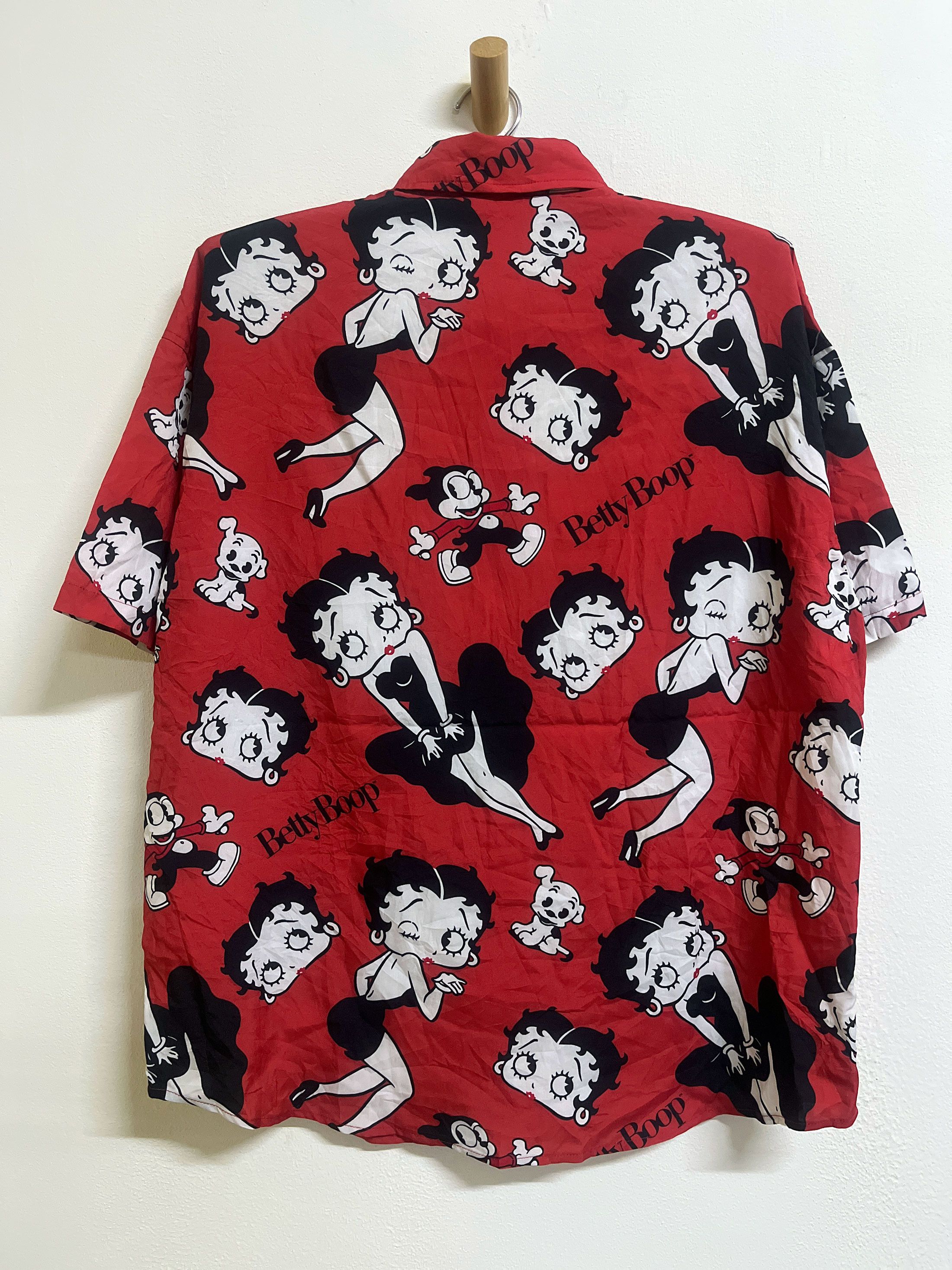 Sci-Fi Fantasy Betty Boop Vintage Cartoon Comic Animation Hawaiian Hawaii Size US L / EU 52-54 / 3 - 4 Thumbnail