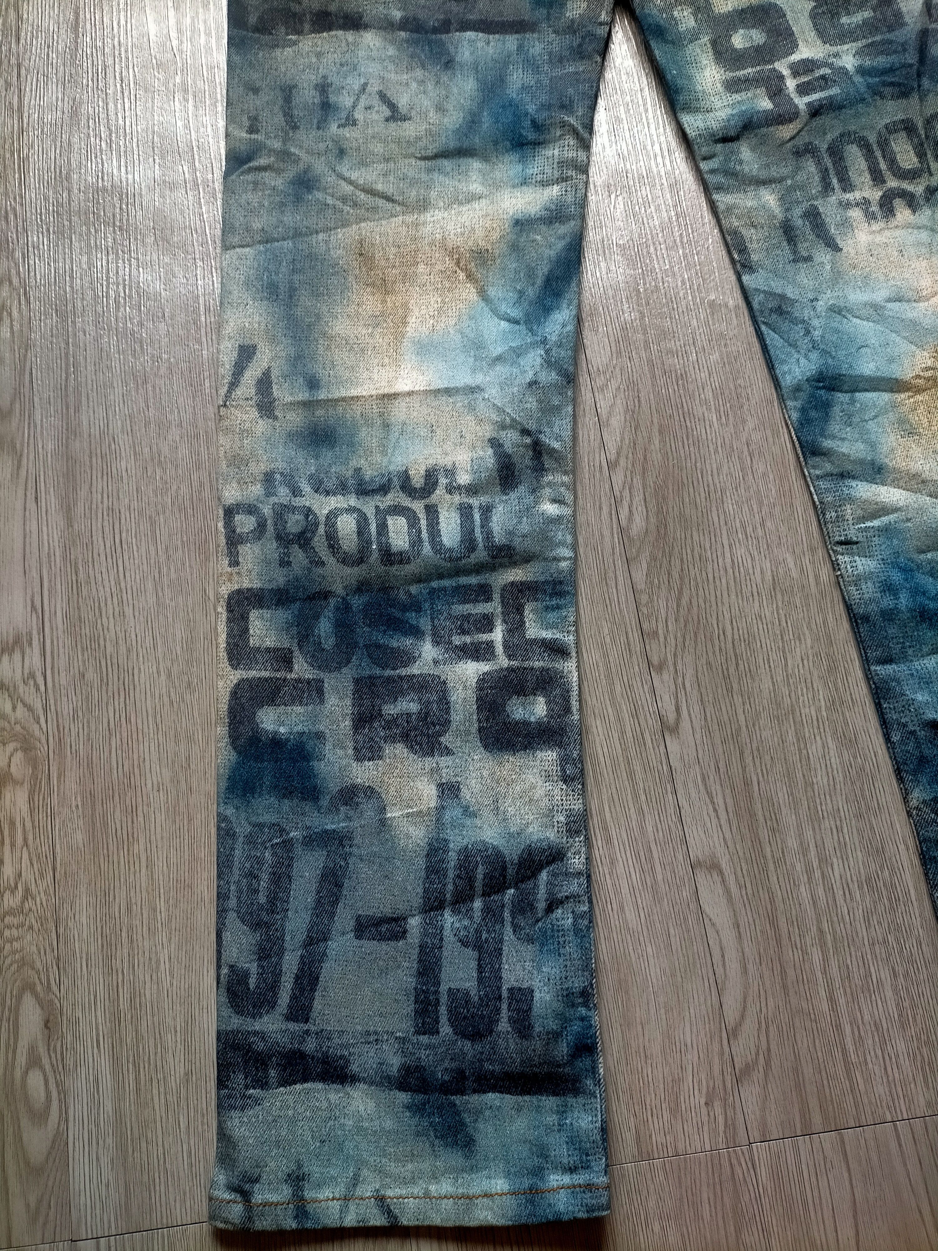 Le Grande Bleu (L.G.B.) ⚡Rare L.G.B x Beams Full Print denim pants Size US 30 / EU 46 - 17 Thumbnail
