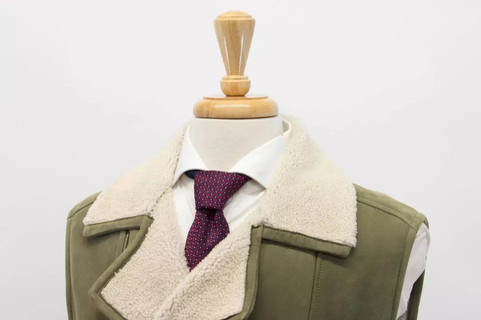 Brunello Cucinelli o1w1db10924 Fur Vest in Brown Size 54R - 3 Thumbnail