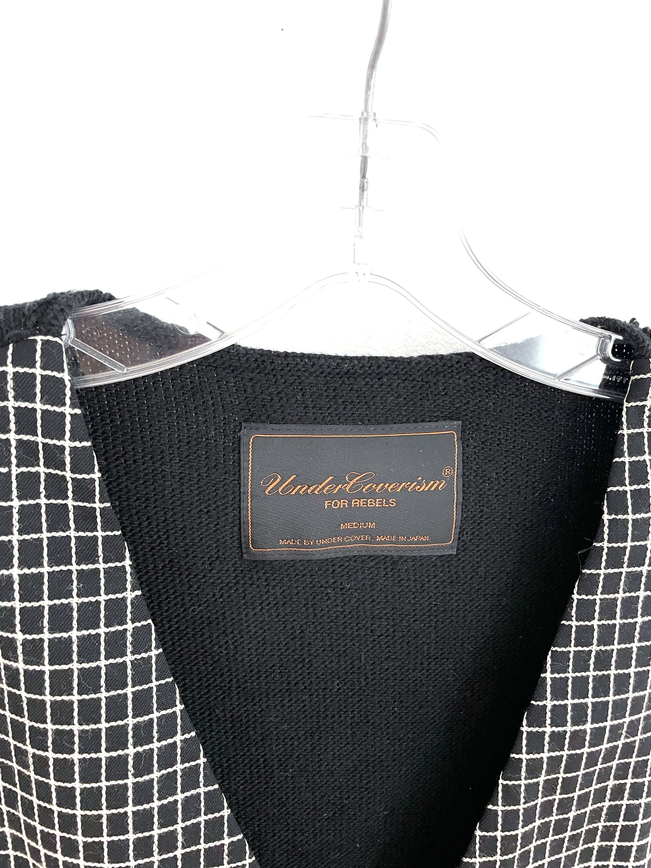Undercover AW04 Checkered Hybrid Vest Size US M / EU 48-50 / 2 - 3 Thumbnail