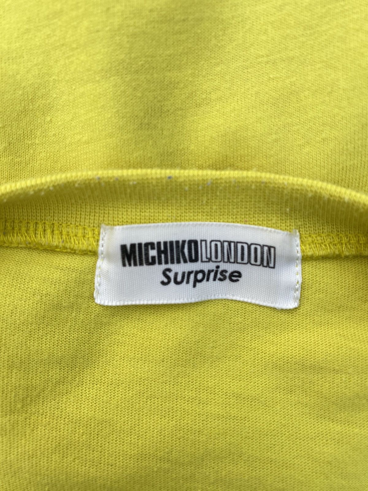 Japanese Brand × Michiko Koshino London Michiko London Koshino Center Logo Side Tape Tee Size US M / EU 48-50 / 2 - 8 Thumbnail