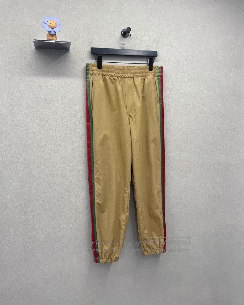 Gucci Gucci Side striped elastic waist tie sports trousers Size US 32 / EU 48 - 3 Thumbnail