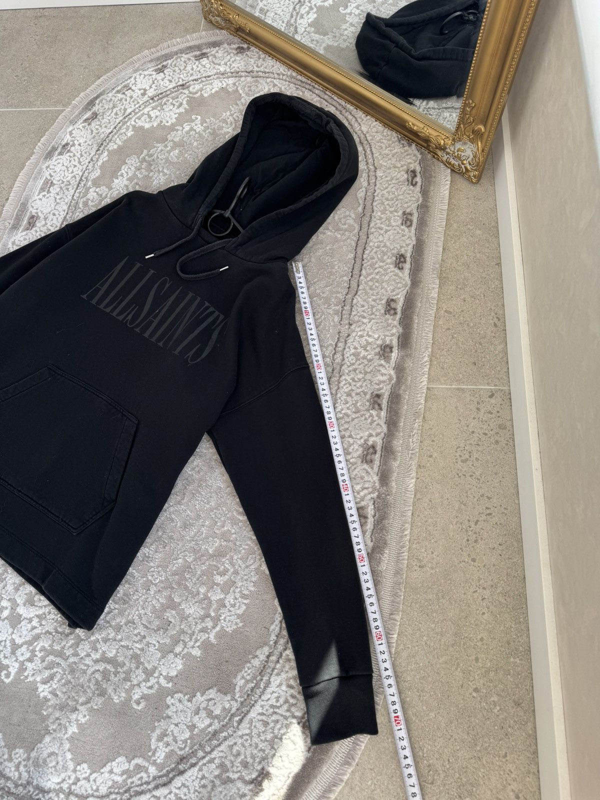 Allsaints Vintage Allsaints Big Logo Hoodie Avant-garde Y2K Size US XS / EU 42 / 0 - 3 Thumbnail